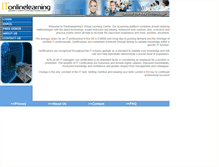 Tablet Screenshot of itonline.oncourselearning.com